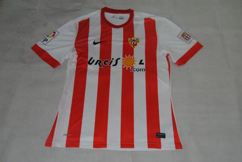2014-15 UD Almeria Home Soccer Jersey